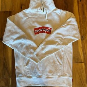 Supreme X CDG Box Logo Hooded Sweatshirt sz m